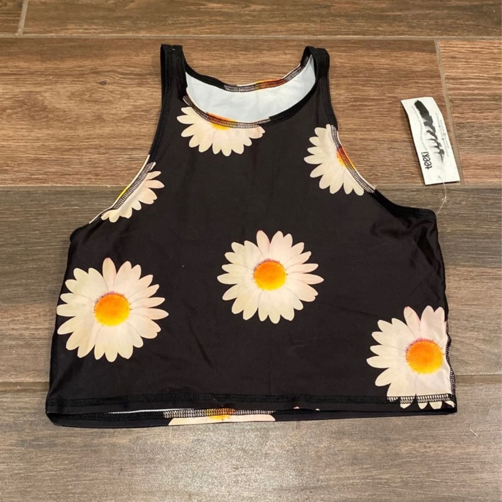 Teeki mermaid tank Daisy print